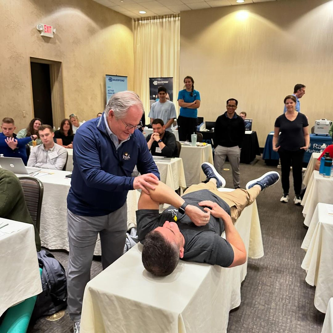 Kevin Wilk teaching during labs